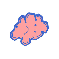 svg astro space doodle element set