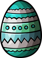 Easter egg cartoon funny illustration