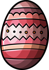 Easter egg cartoon funny illustration