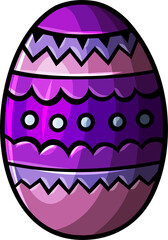 Easter egg cartoon funny illustration