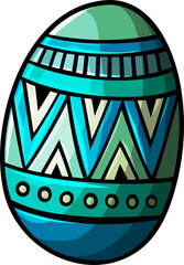 Easter egg cartoon funny illustration