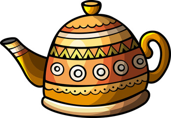 teapot cartoon funny illustration