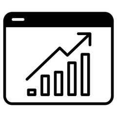 Statics web solid glyph icon