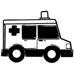 svg transports doodle element set 1