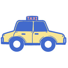 svg transports doodle element set 1