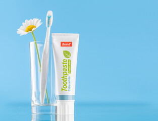 Toothpaste and toothbrush