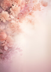 Vintage Misty Pink Floral Texture for Backdrop
