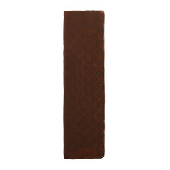Delicious milk chocolate covered wafer isolated on transparent. Healthy snack, png isolated background.