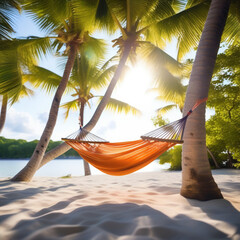 hammock on the beach