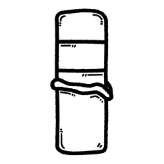 svg chocolate day doodle element set