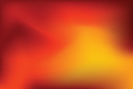 Fall gradient background. Abstract blurred background in red, orange and yellow tones. Autumn colors vector illustration. Autumn colors theme. Abstract Vector Background