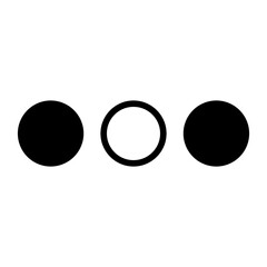 More menu solid glyph icon