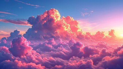 Abstract Cloud On Sky, Background Banner HD