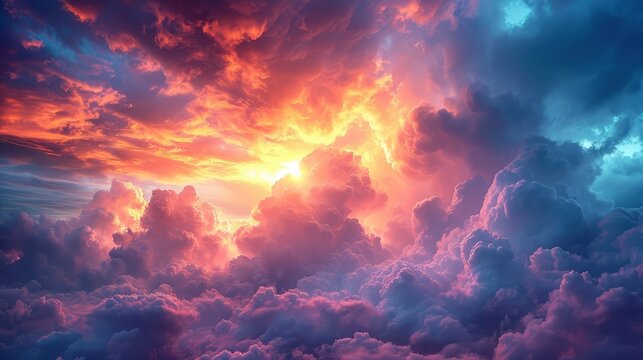 Afternoon Sky Dark Clouds Photograph Some, Background Banner HD