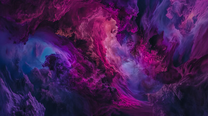 Colorful nebular galaxy, stars, and clouds universe wallpaper. Fantasy universe Vita illustration for copy space. Graphic resource background, web, mobile banner - obrazy, fototapety, plakaty