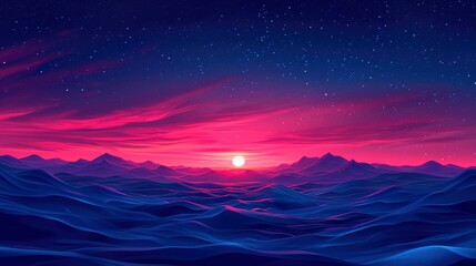 Obraz na płótnie Canvas Background Abstract Blue Sky Evening Time, Background Banner HD