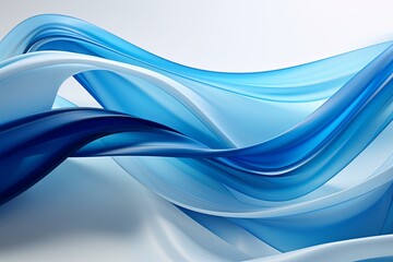 Abstract colorful gradient wavy shapes background, vibrant 3d render wallpaper