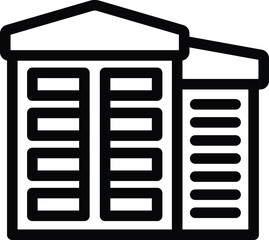 School children icon outline vector. Area nanny. Family child care