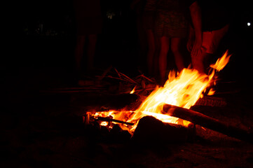 Summer Solstice Blaze: San Juan's Night Fire
