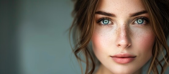 Attractive woman photographed in a flattering close-up.