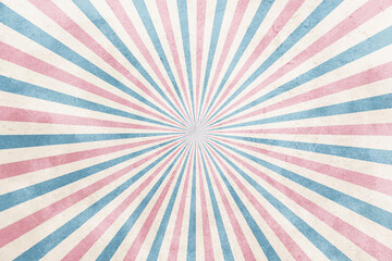 Red grunge Blue and pink grunge background with sunburstwith sunburst. Red rays background