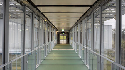 Generic glass passage - a transition from one building to another