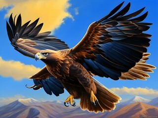 Obraz premium eagle in flight