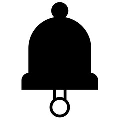 Bell solid glyph icon