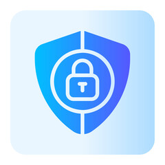 lock gradient icon