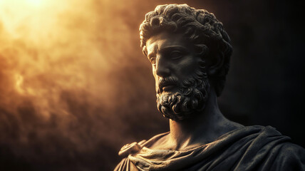 statue of an ancient philosopher