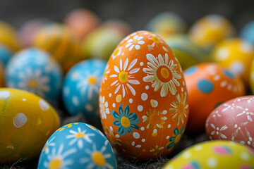 Fototapeta premium Colorful Easter eggs