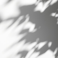 Shadow overlay effect of tree and leaves.