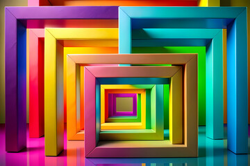 abstract colorful background with copyspace