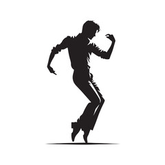 Samba Serenity: A Tropical Parade of Dancing Person Silhouettes Whisking Away in a Silhouetted Samba Celebration - Dancing Person Illustration - Dancing Vector - Dance Silhouette
