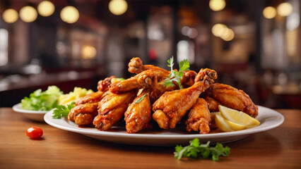 Fast Food - Junk Food - Broasted Chicken Wings