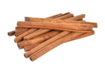 cinnamon isolated on white background