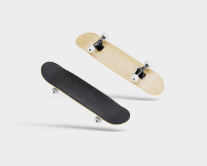 3D illustration. Skateboard isolated.