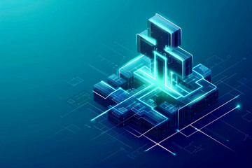 Medical technology concept. Medical research and development. Health care, background