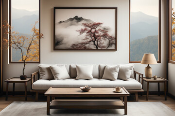 Transform your living space into a haven of tranquility with a minimalistic frame adorning a captivating nature painting. Enjoy the beauty of the natural world from the comfort of your home.