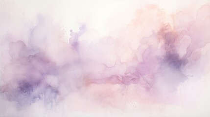 Soft blush and lavender pale watercolor splotches