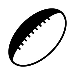 Football solid glyph icon