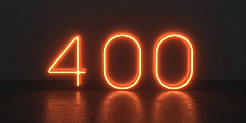 400k or 400 followers cool neon signs. Social Network friends, followers, Web user Thank you celebrate of subscribers or followers and likes.
