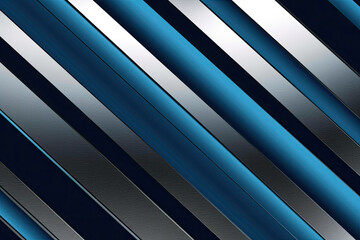 Obraz premium Beautiful Blue and Silver Striped Background