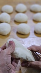 Dough Processing and Cutting into Circles – Precision Baking Techniques