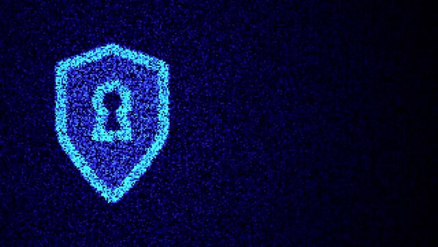 Digital security icon, motion animation with 4 variations, seven-second videos with 1 second of transitions and 5 seconds that can be seamlessly looped.	
