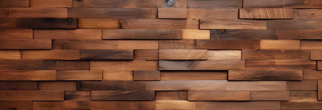 wooden wall background texture, brown wood pattern