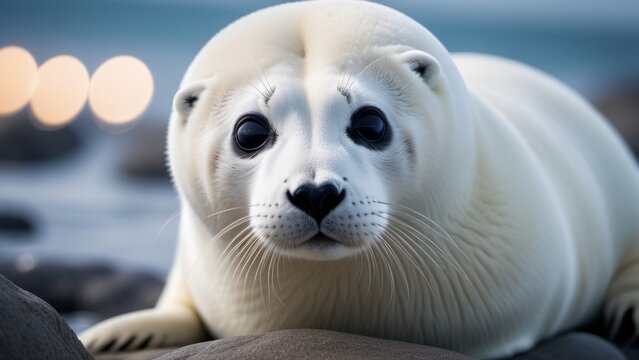 white seal ai generated