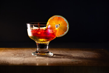 glass of joy in the glass