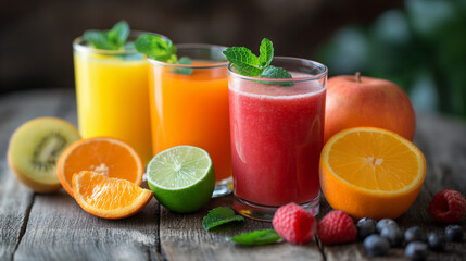 healthy fruit juice