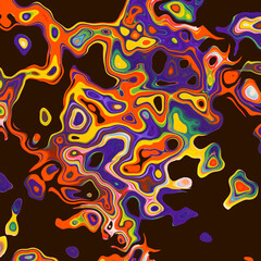 Vibrant, swirling, fluid colors abstract paint texture background in a modern and contemporary style with shades of 